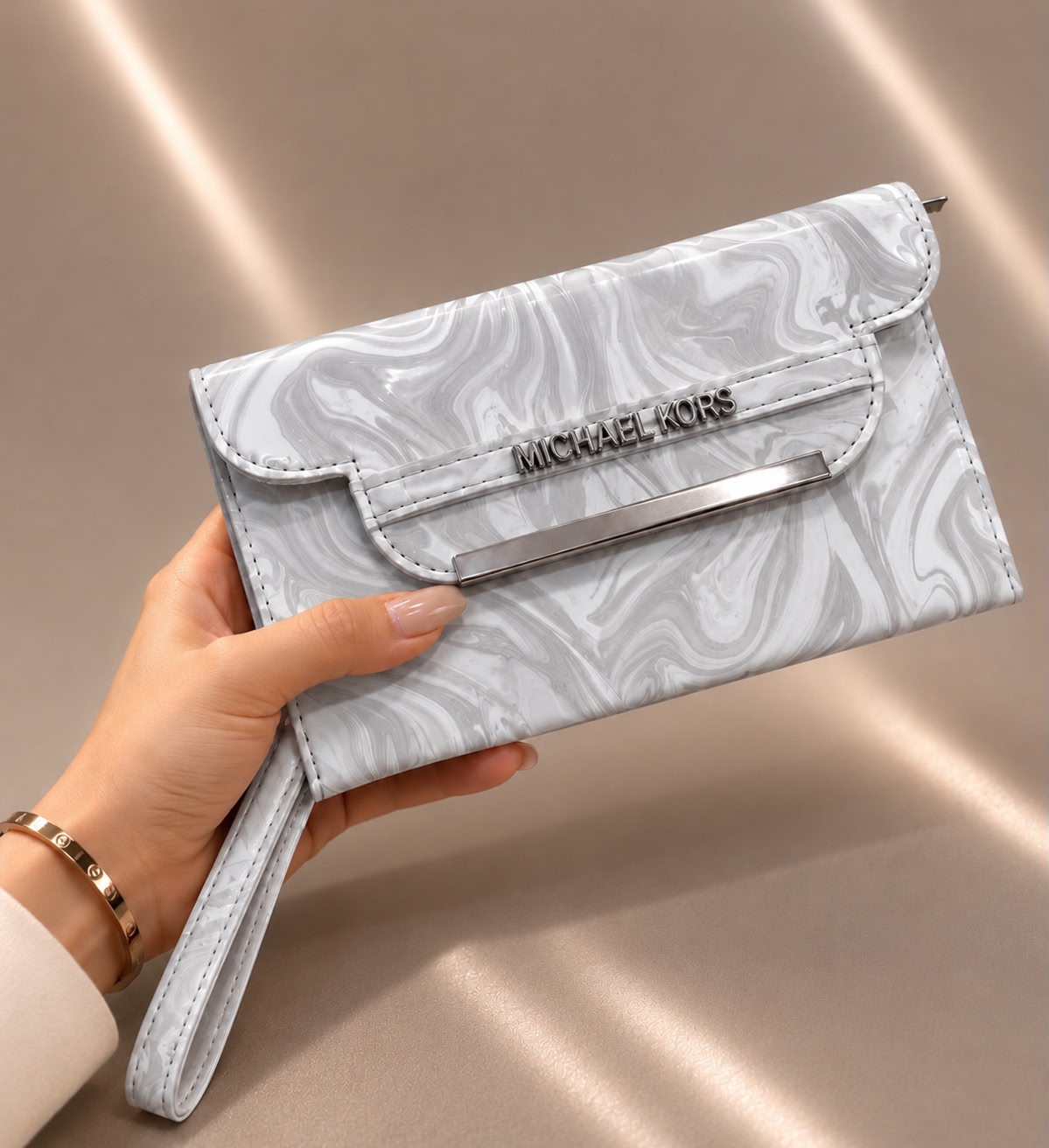 MARBLED CLUTCH SOFT BLUSH ELEGANCE S-2
