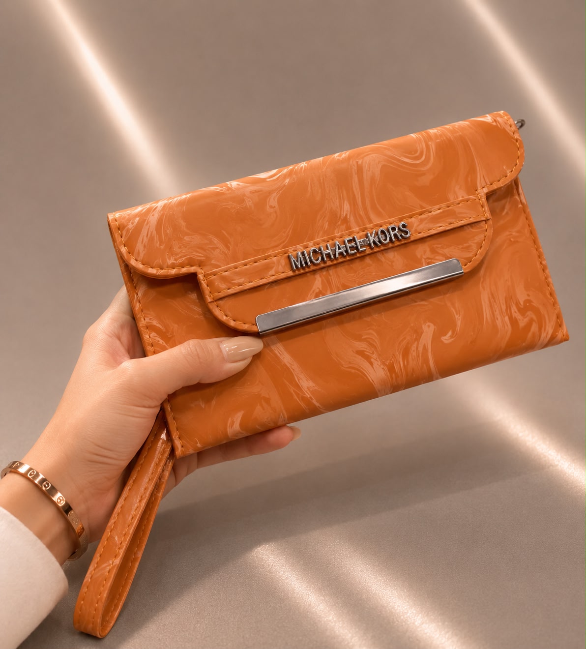 MARBLED CLUTCH SOFT BLUSH ELEGANCE S-2