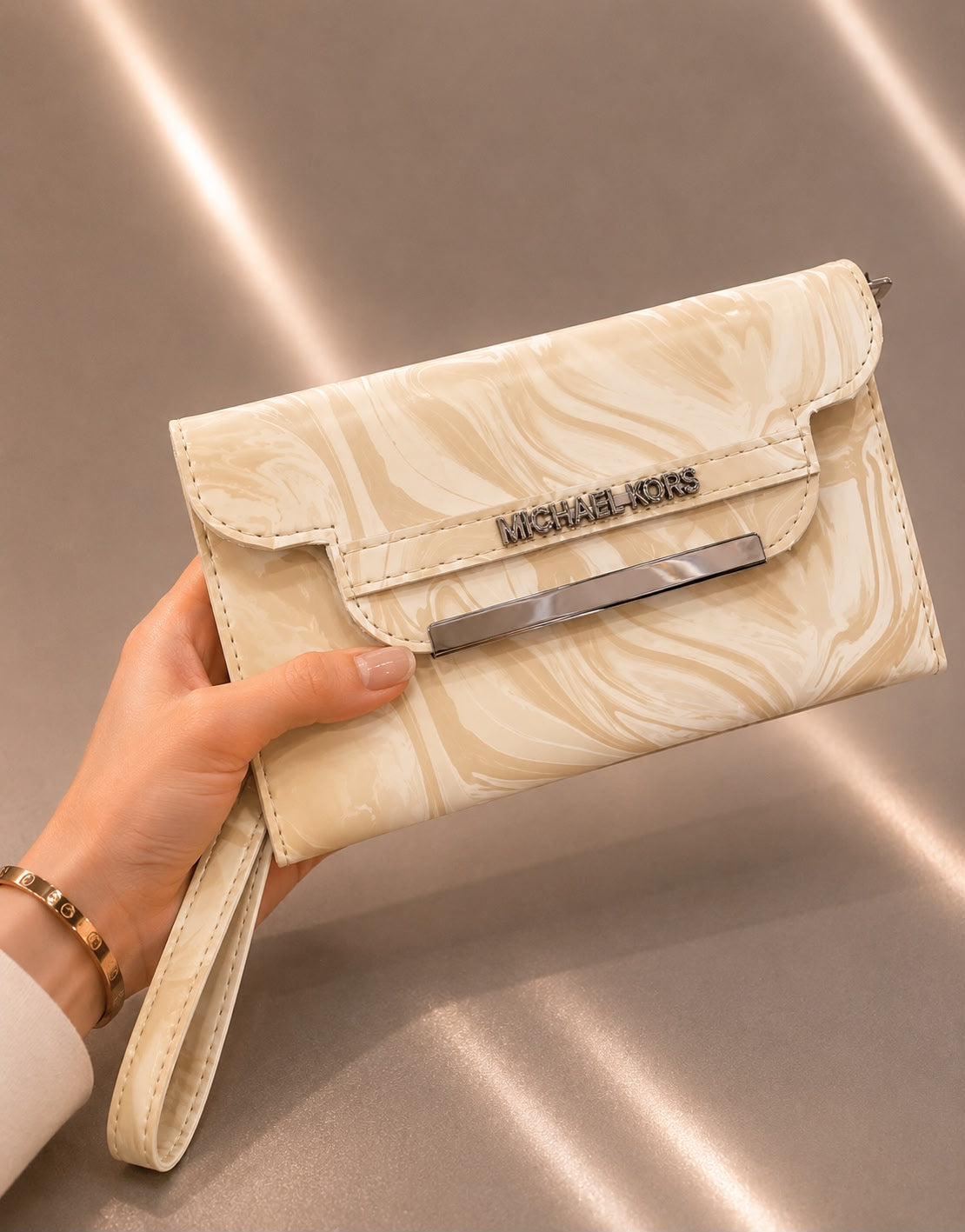 MARBLED CLUTCH SOFT BLUSH ELEGANCE S-2