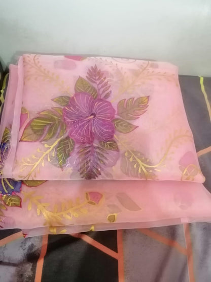 Hand Painted Dupatta  - 003