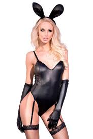 Black Swan Bunny Look Nightie NC125000-4
