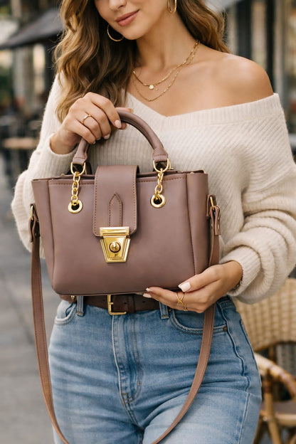 Black Top-Handle Bag