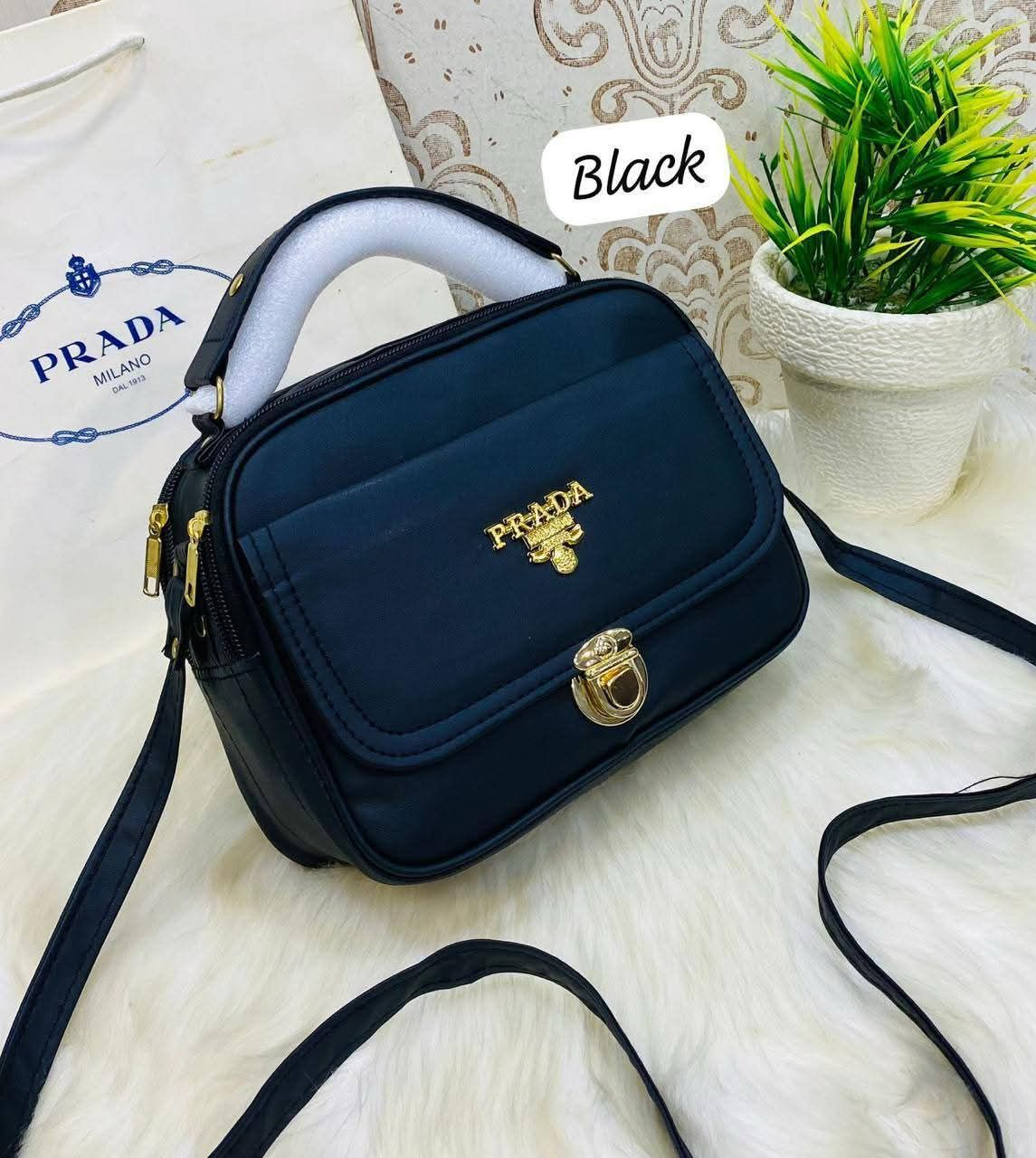 The Midnight Gold-Accent Handbag