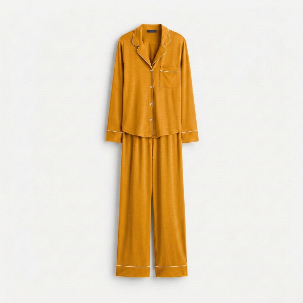 Mango pajama set flat-lay