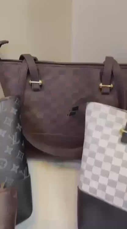 PREMIUM TOTE BAG WITH CLUTCH WALLET