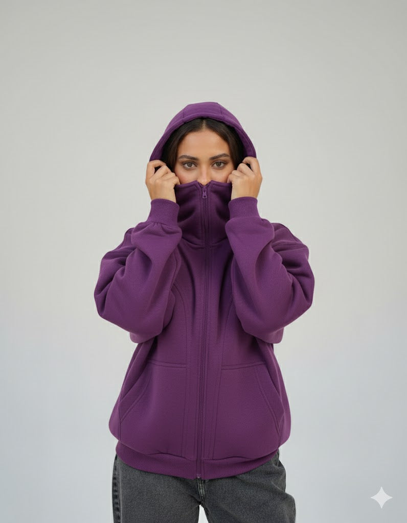 BALACLAVA NINJA HOODIE - PURPLE