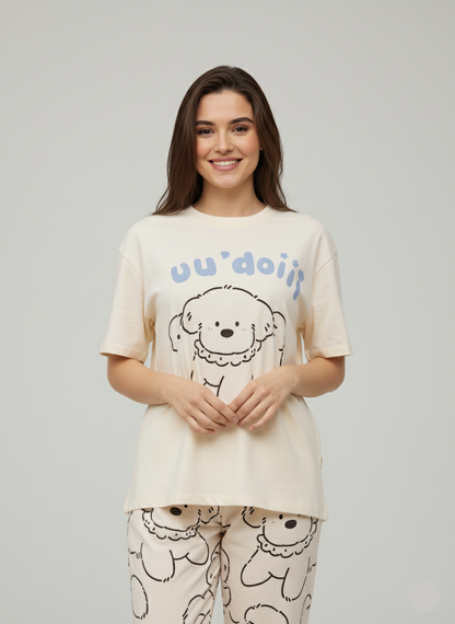 ME-EM SOFT COTTON PJ SUIT- P15