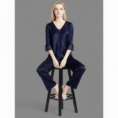 SILK NETRIBBON - NAVYBLUE